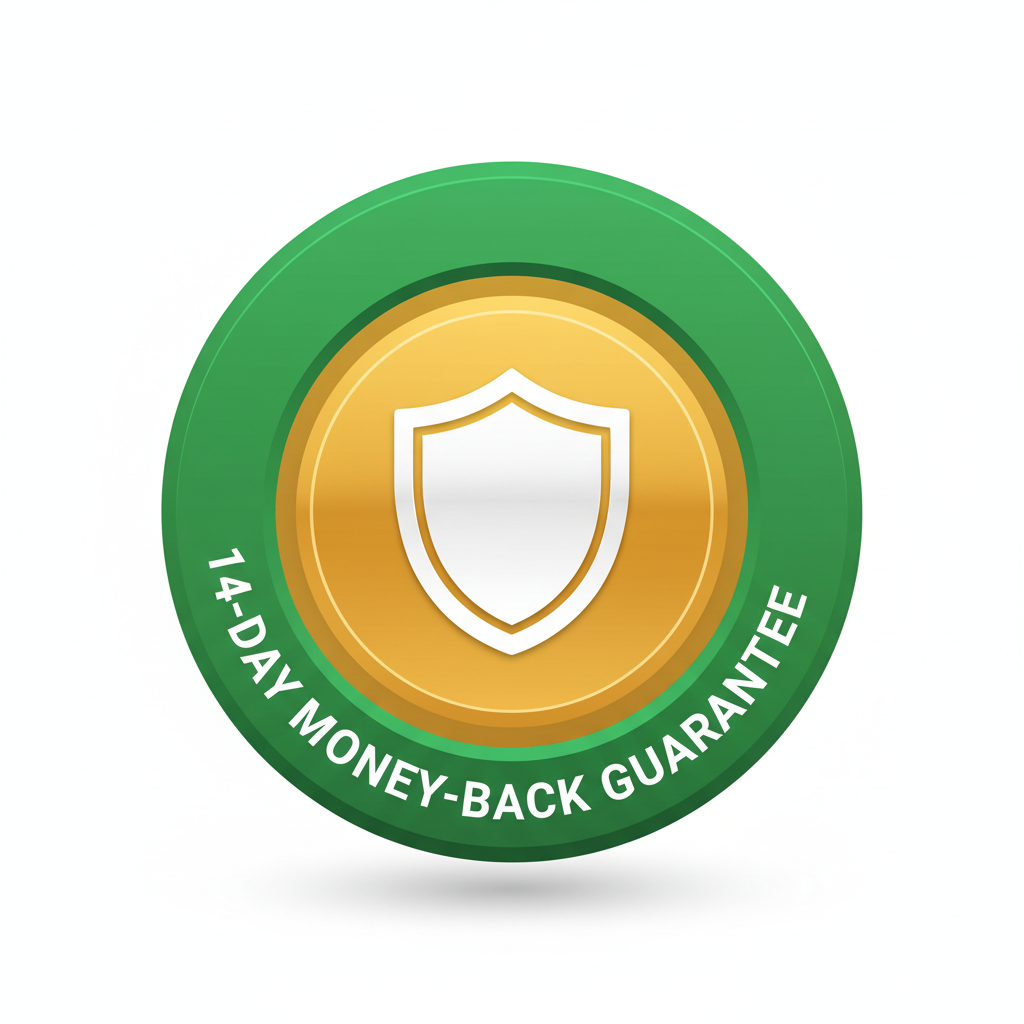 14-Day Money-Back Guarantee badge